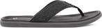 UGG M Brookside Flip Canvas Heren Slippers - Black - Maat, Verzenden, Nieuw
