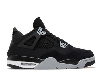 Nike Air Jordan 4 Black Canvas (Schoenen), Verzenden, Zwart, Nieuw, Sneakers of Gympen