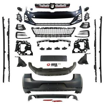 Ombouw Pakket Golf 7.5 Look Passend VW Golf 7 13-17 RL007, Nieuw, Voor, Volkswagen, Bumper