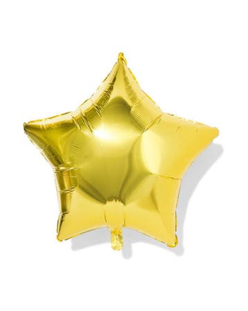HEMA Folieballon ster 60cm, Hobby en Vrije tijd, Feestartikelen, Verzenden, Nieuw