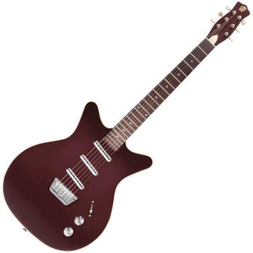 Danelectro 59 Triple Divine Guitar - Dark Burgundy, Verzenden, Nieuw