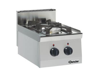 Bartscher Gasfornuis Serie 600 | 2-pits | 9,5 kW | Tafelmode, Ophalen of Verzenden, Nieuw in verpakking