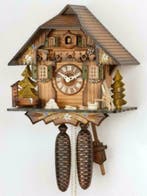 Koekoeksklok handbeschilderd | Origineel inclusief garantie, Huis en Inrichting, Ophalen of Verzenden, Nieuw, Analoog, Wandklok