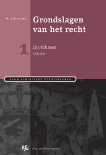 Grondslagen van het recht / 1 / Boom Juridische studieboeken, Verzenden, Gelezen, M.M. Henket