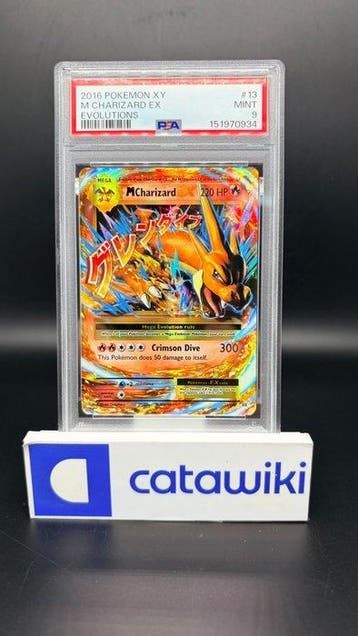 Pokémon - 1 Graded card - M Charizard EX 13/108 PSA 9 -, Nieuw