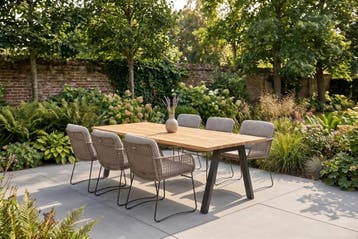 4 Seasons Outdoor Aprilla tuinset pure met Ambassador tafel, Ophalen of Verzenden, Nieuw