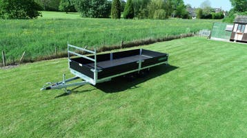 JCS Plateauwagen,  500x200, 3500kg parabool geveerd, Auto diversen, Ophalen, Nieuw