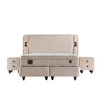 Opberg Boxspring Leonardo, Huis en Inrichting, Ophalen of Verzenden, Nieuw, Eenpersoons