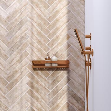 Brauer Doucherek 40 cm - Koper Geborsteld Pvd, Ophalen of Verzenden, Nieuw