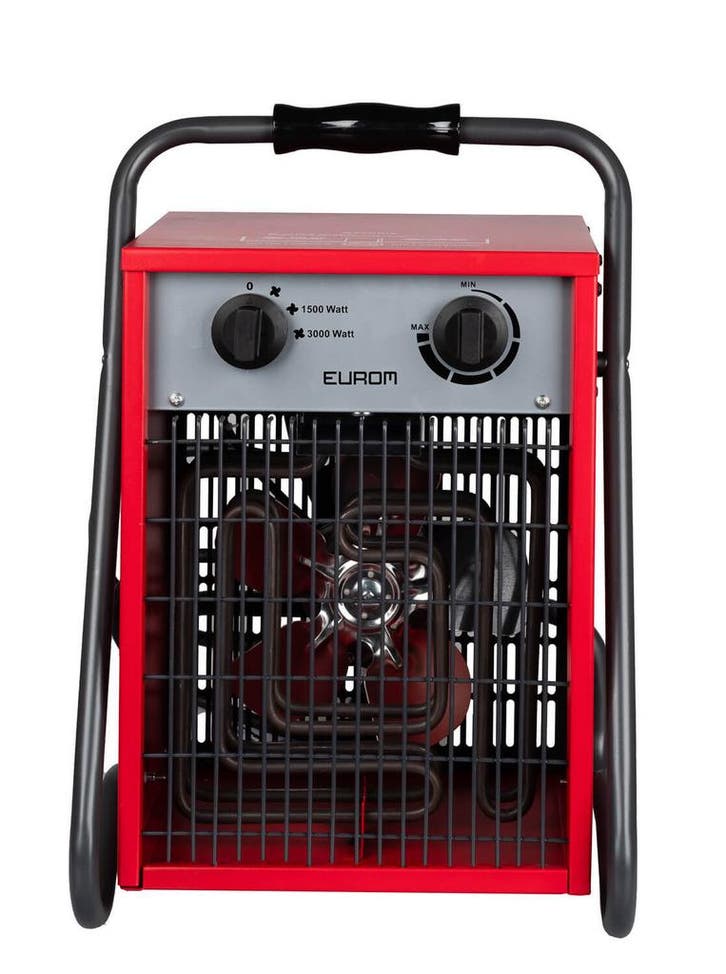 OUTLET Eurom EK 3301 Werkplaatskachel - 3000W - 2e keus, Doe-het-zelf en Verbouw, Elektra en Kabels, Ophalen of Verzenden