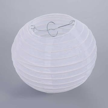 Witte Ronde Papieren Lampion - Chinese Sfeer voor Feest & Fe, Verzenden, Nieuw