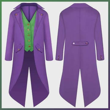Joker Cosplay Kostuum voor Heren en Kinderen - Complete Tuxe, Verzenden, Nieuw