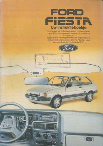 1983 Ford Fiesta Instructieboekje Handleiding Nederlands, Verzenden
