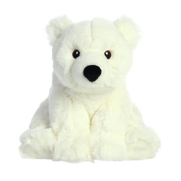 Pluche ijsbeer knuffel - wit - 24 cm - knuffeldier, Verzenden, Nieuw