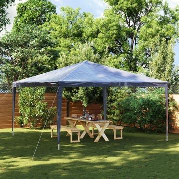vidaXL Partytent 4x4 m blauw, Verzenden, Nieuw, Partytent