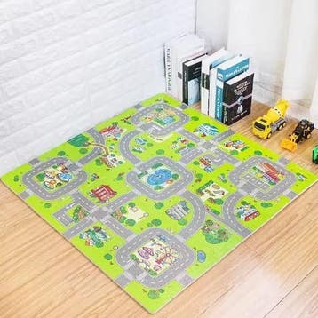 Babyschuim Speelmat met Wegsporen voor Peuters, Verzenden, Nieuw