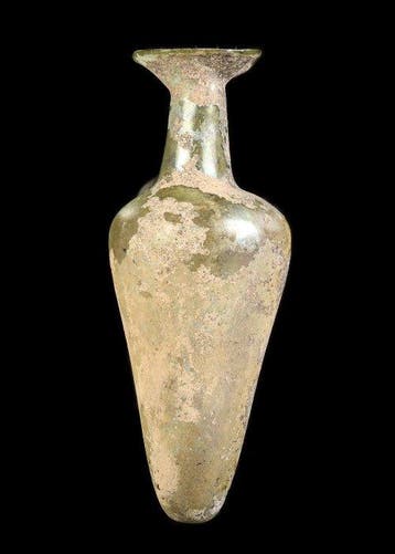 Oud-Romeins Glas Fles (Zonder minimumprijs), Antiek en Kunst