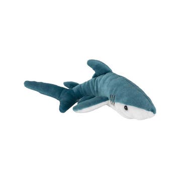 Nature Planet blauwe haai knuffel - pluche - 36 cm, Verzenden, Nieuw