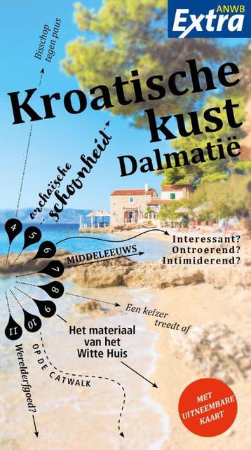 Kroatische kust, Dalmatië / ANWB Extra - Daniela Schetar, Verzenden, Zo goed als nieuw, Daniela Schetar