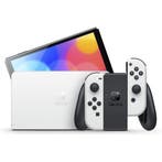 Nintendo Switch Console Set OLED Wit (Nette Staat), Spelcomputers en Games, Spelcomputers | Nintendo Switch, Ophalen of Verzenden