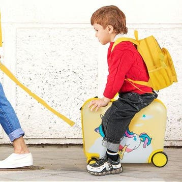 2dekans | Coast Kinderkoffer en Rugzak Set - Ride-on Koffer, Ophalen of Verzenden, Zo goed als nieuw