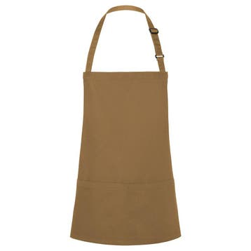 GGM Gastro | KARLOWSKY | Slabbenschort Kort Basic - Camel |, Verzenden, Nieuw, Overige kleuren, Schort