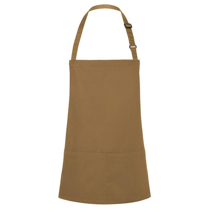 GGM Gastro | KARLOWSKY | Slabbenschort Kort Basic - Camel |, Huis en Inrichting, Keuken | Textiel, Overige kleuren, Nieuw, Schort