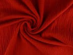 Mousseline stof – Rood, 120 cm of meer, Ophalen of Verzenden, Katoen, Rood