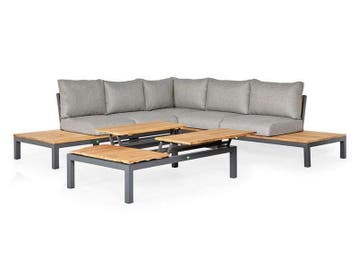 Suns memphis platform teak lounge set, Nieuw, Overige materialen, Loungeset
