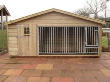 hondenhokken overdekt hondenhok buiten hondenren kennel, Dieren en Toebehoren, Ophalen, Nieuw