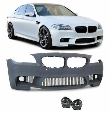 EVO look voorbumper met mistlampen passend voor BMW 5 ser..., Verzenden, Nieuw