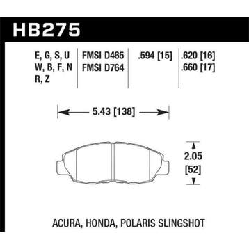 Hawk 97-99 Acura CL / 93-02 Honda Accord Coupe, Ophalen of Verzenden, Nieuw