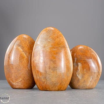 Perzikmaansteen Freiformen-set – Drie warme