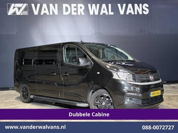 Fiat Talento | 2.0 MultiJet 146pk L2H1 Dubbele Cabine Euro6, Auto's, Gebruikt, Euro 6, Zwart, Dealer onderhouden