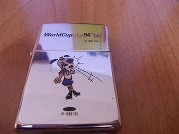 Raro accendino Zippo Mondiali di calcio Usa World Cup 94, Nieuw