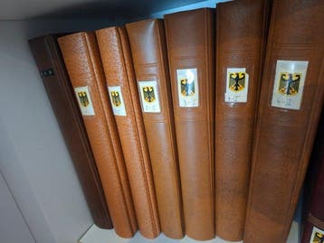 Duitsland, Bondsrepubliek 1949/1997 - 6 albums BRD 1949 tot, Gestempeld