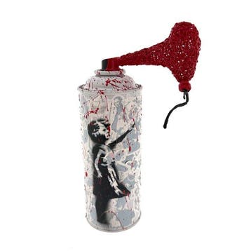 WhyCreationz (XX-XXI) - Homage to Banksy Balloon Girl 3D, Antiek en Kunst