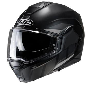 Hjc I100 Beis Zwart Grijs MC5SF Systeemhelm, Motoren, Nieuw met kaartje, HJC, Heren, Offroadhelm