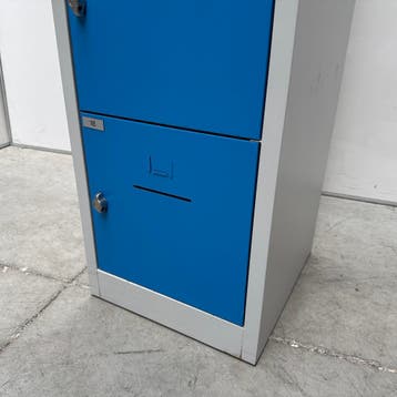 5-deurs lockerkast met schade - 190x42x45 cm, Huis en Inrichting, Ophalen of Verzenden, Nieuw