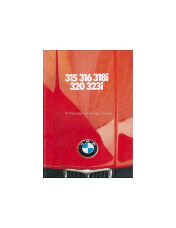 1982 BMW 3 SERIE BROCHURE NEDERLANDS, Nieuw, BMW, Author