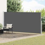 vidaXL Uittrekbaar Zijscherm Antracietkleurig 600 x 200 cm, Tuin en Terras, Verzenden, Nieuw