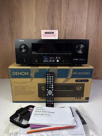 Denon - AVR-X2500H - (Phono-ingang) Solid state meerkanaals, Nieuw