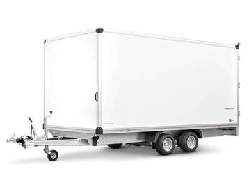 Humbaur HK 257124 718x243x188 3500Kg Gesloten Aanhangwagen, Auto diversen, Ophalen of Verzenden, Nieuw
