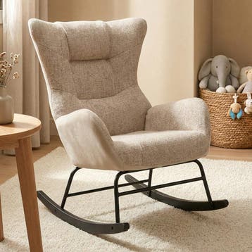 *WOONWINKEL* Kare Design Romeo Beige Schommelstoel, Verzenden, Nieuw, Stof