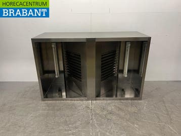 RVS Hakvoort Eilandafzuigkap 100 x 160 x 60 cm Horeca, Ophalen of Verzenden, Gebruikt