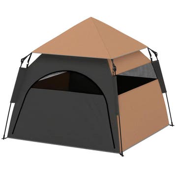 TRUUSK Huisdierentent - Honden Tipi Tent - Buitenkattenhuis, Verzenden, Nieuw