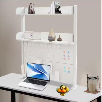 3-laags Bureau Organizer – Pegboard Klemrek met Planken 95 c, Huis en Inrichting, Kasten | Boekenkasten, Verzenden, Nieuw