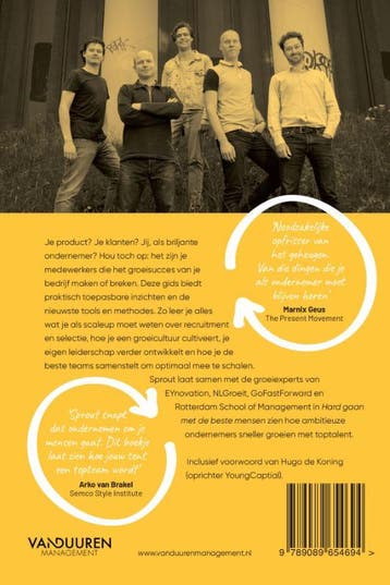 Hard gaan met de beste mensen / Sprout groeigids voor, Verzenden, Gelezen, Team Sprout