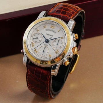 Schwarz Etienne - Rattrapante Chronograph Gold & Steel -, Nieuw