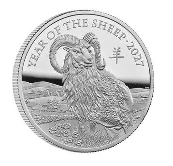 Verenigd Koninkrijk. 2 Pounds 2027 – Lunar Year of the Sheep